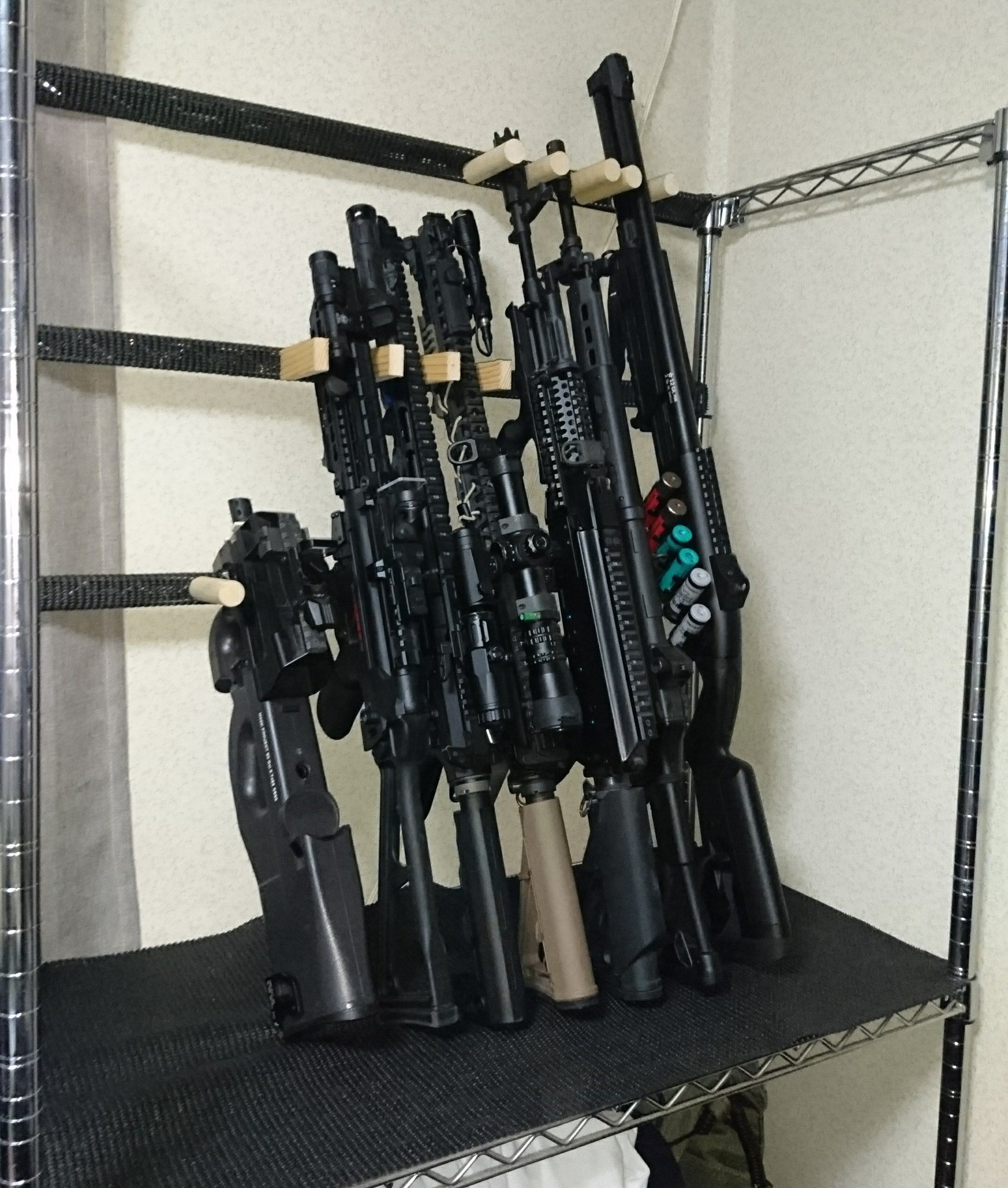 DIY ガンラックのインテリア・手作りの実例RoomClip ルームクリップ