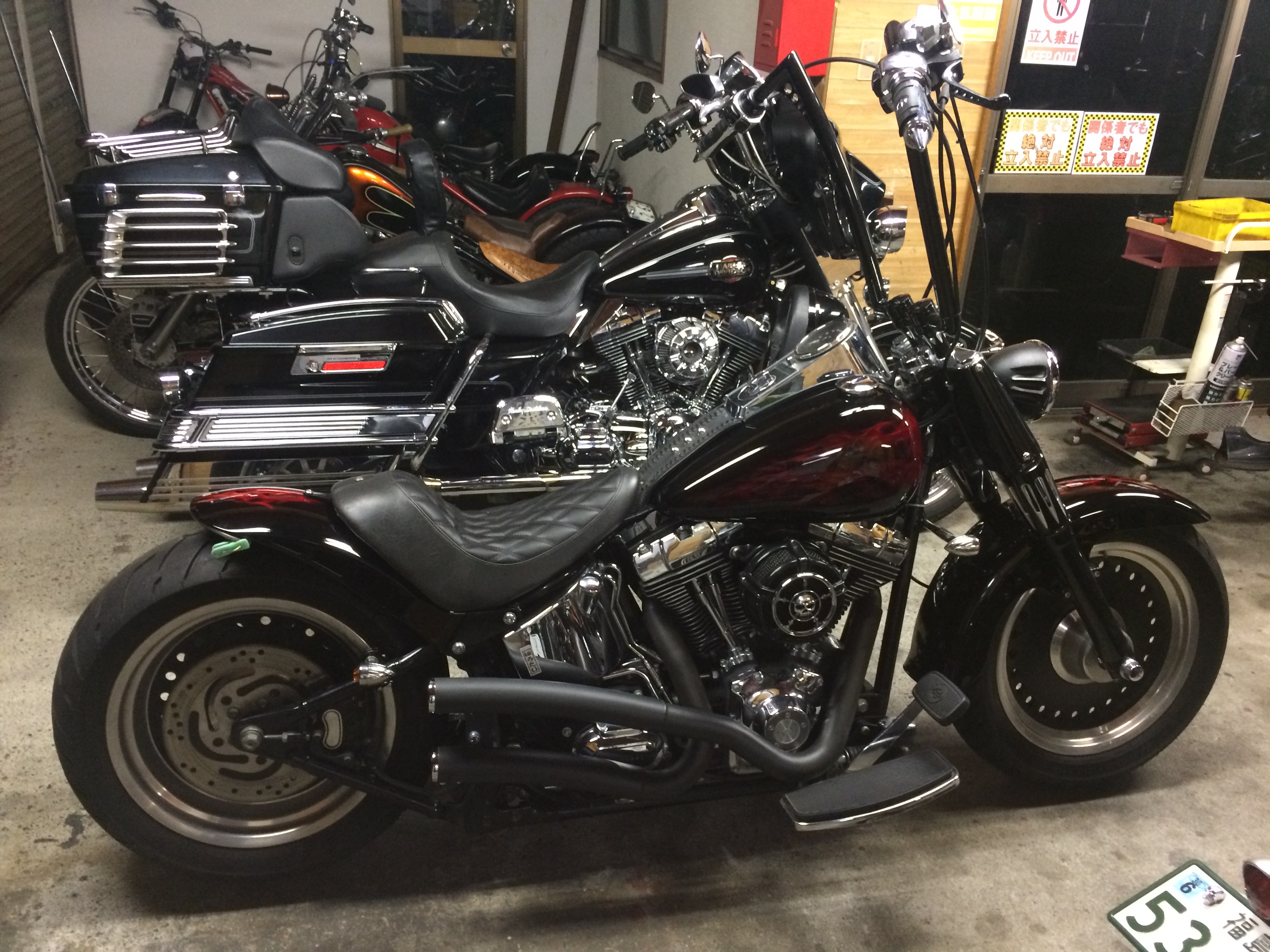 FLSTF ファットボーイ 拘りの走りカスタム＋α♪♪ 前編- angiemotorcycles2's blog