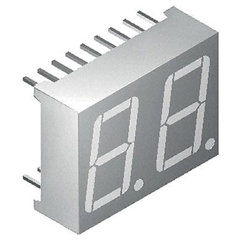 LED 3桁 デジタル数字 7セグメントディスプレイ 赤 3文字 表示器の通販 by dd647's shopラクマ