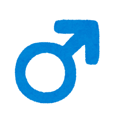 オス メス ♂ ♀ 記号 メッセージ コミカル 90s USA製 Tシャツ