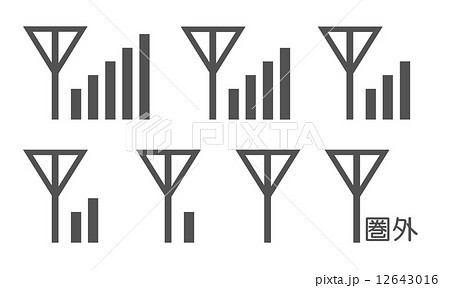 圏外アイコンのイラスト素材63451823- PIXTA