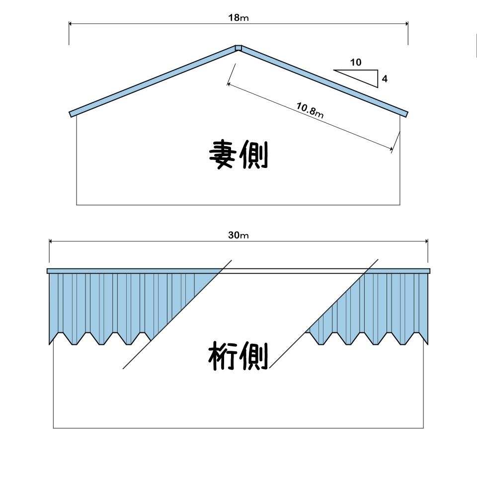 鈴鹿市にて錆びの発生した鉄骨の塗装工事を行いました四日市市、桑名市の屋根リフォーム、雨漏り修理は街の屋根やさんへ