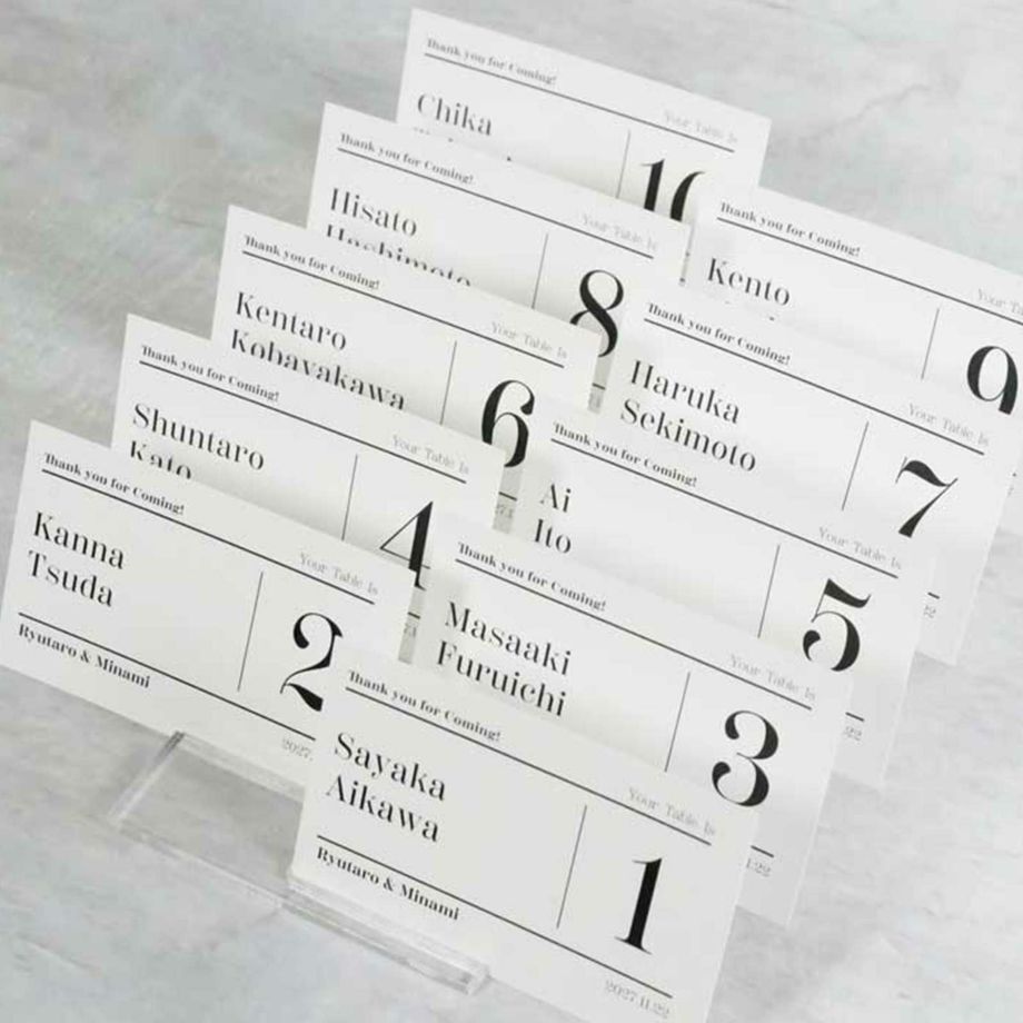 花嫁DIYで話題！ 名刺サイズ活用術 簡単おしゃれなペーパーアイテムゼクシィ