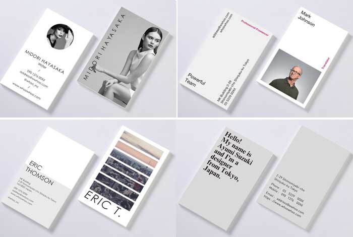 デザイン名刺 フリーランス名刺 ピンク QRコード 185TY - small paperminne byGMOペパボ国内最大級のハンドメイド・手作り通販サイト