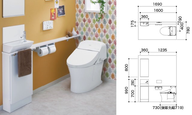 設計士のひと工夫 トイレの広さって重要ですよね！ ポイントとしては 「幅」と「奥行」です。 幅は910㎜ 1マス が一般的ですが ・手洗いが欲しい・車いすの可能性がある という方は910㎜以上がおすすめです！ 奥行は1820㎜ 2マス が一般的ですが これは意外に広いん