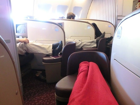 ノースウェスト航空・ビジネスクラスで行く香港 続き