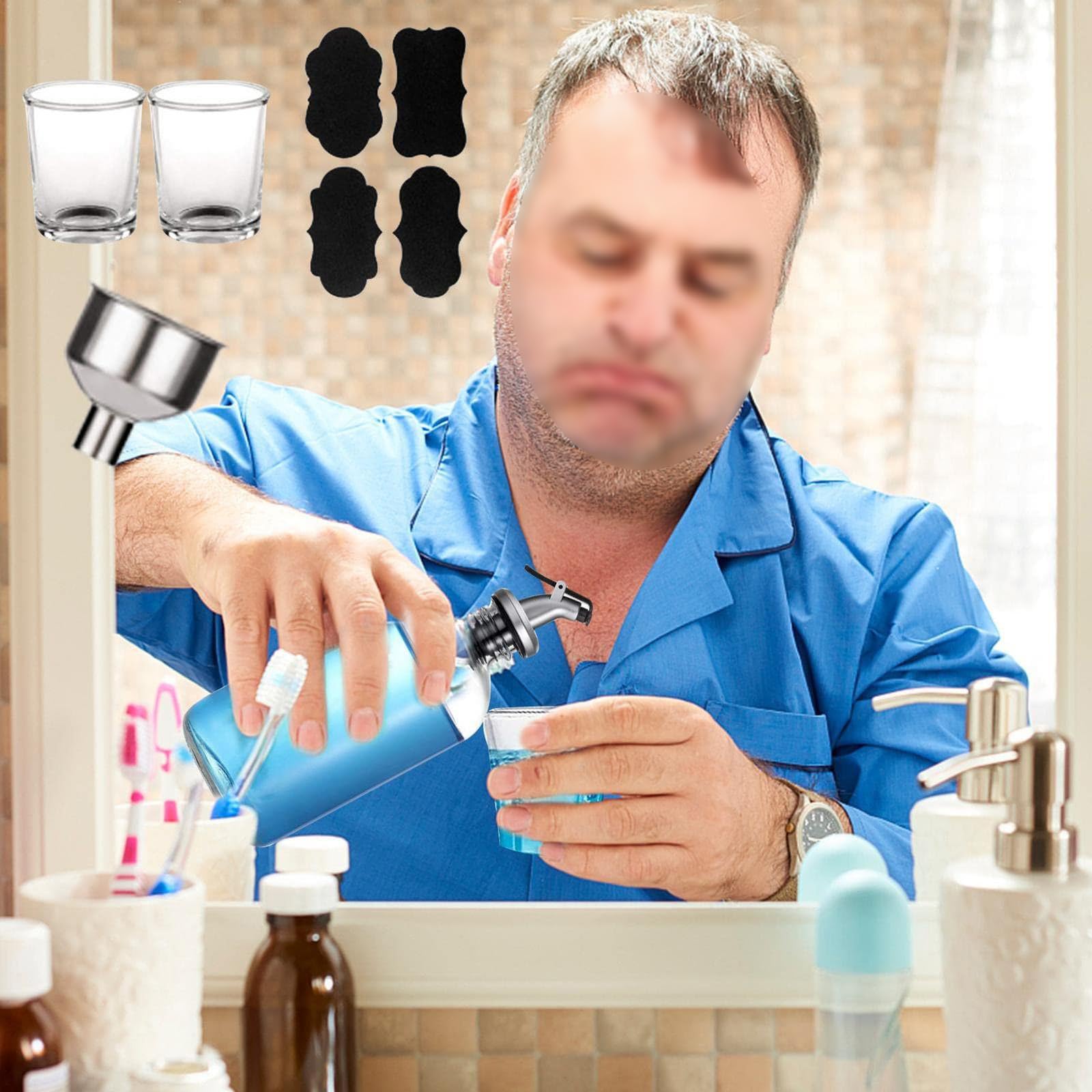 100均 マウスウォッシュの商品を使ったおしゃれなインテリア実例RoomClip ルームクリップ