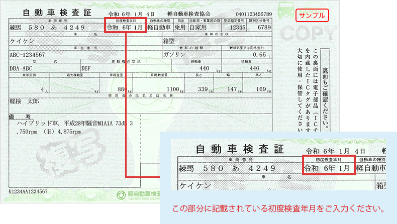 車検証 しゃけんしょう 保険の用語集ＳＯＭＰＯダイレクト