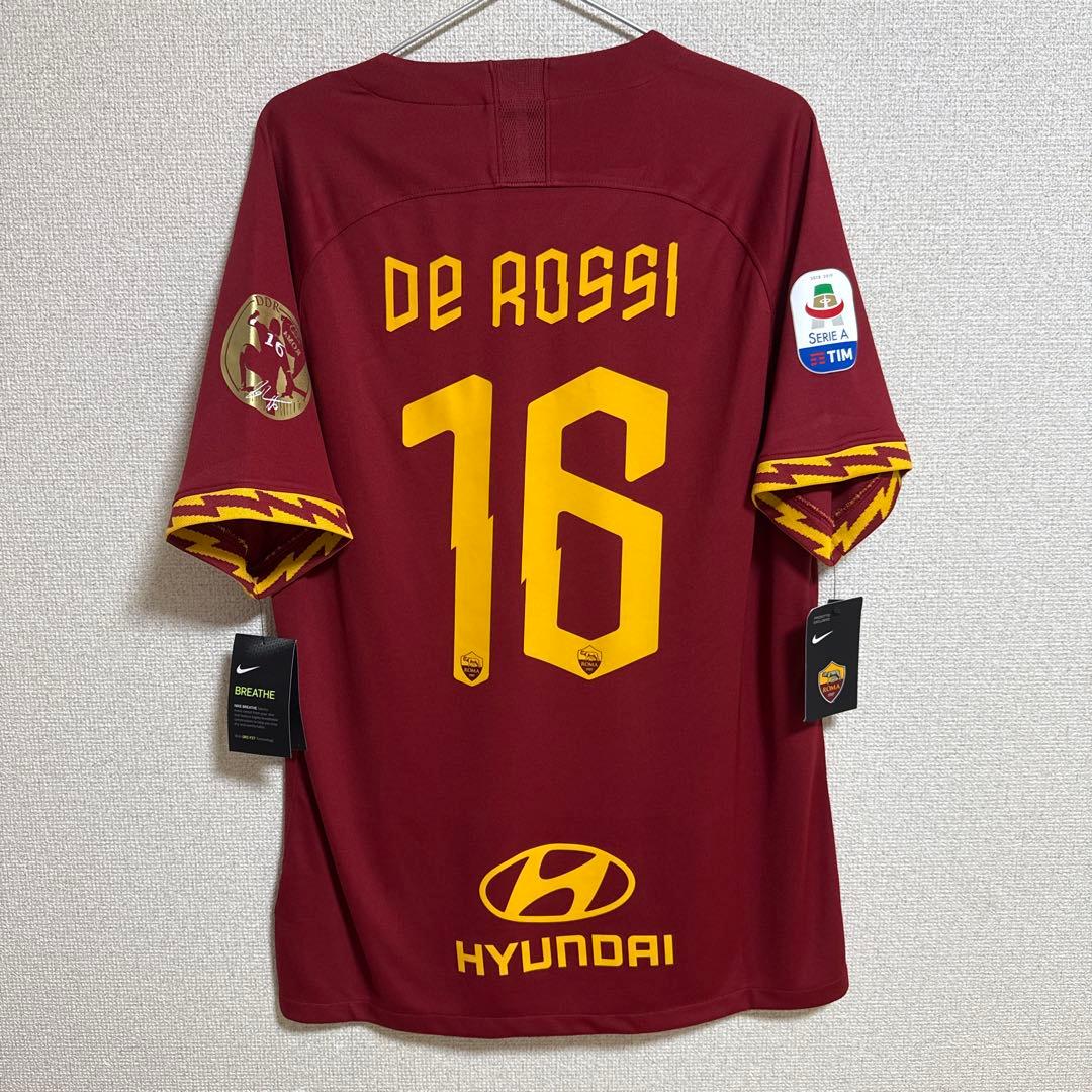 ローマ 2008-09 Kappa ホーム半袖16 DE ROSSI ダニエレ・デ・ロッシ インポートXLQoly × LFBVintage