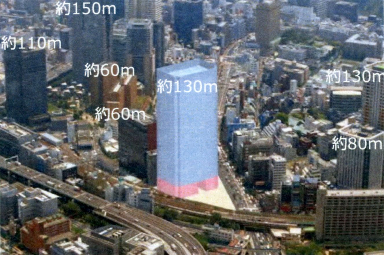 検討区域新橋駅東口地区市街地再開発準備組合