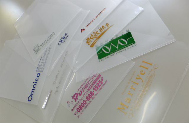 クリアファイルのオリジナルグッズの制作依頼 OEM~販促品