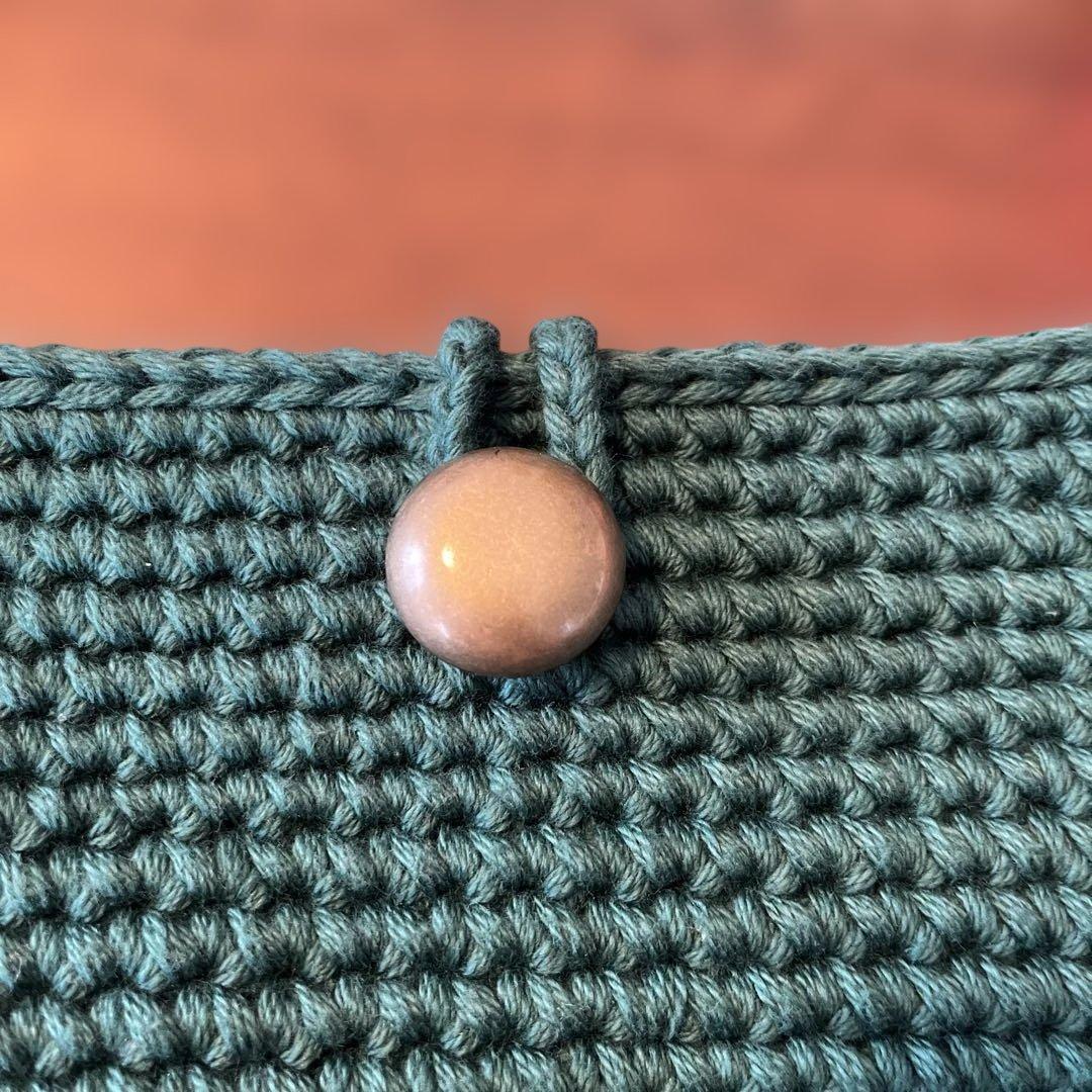 ハンドメイド クマ柄 サコッシュ ショルダーバッグ スマホショルダー 布製 - メルカリ