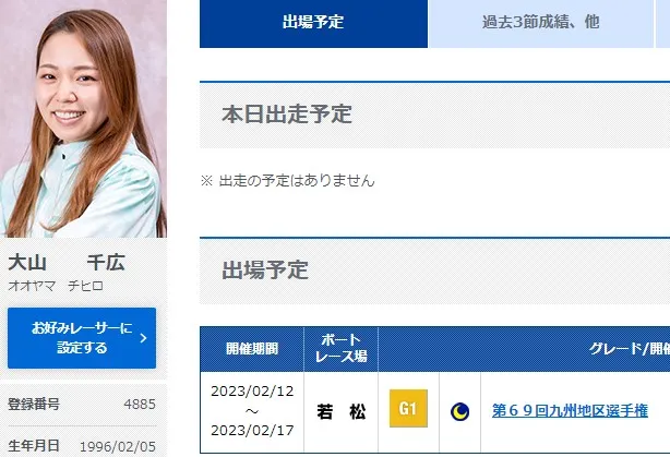 大山千広の現在を徹底調査！斡旋停止後の結婚や引退の噂を追究