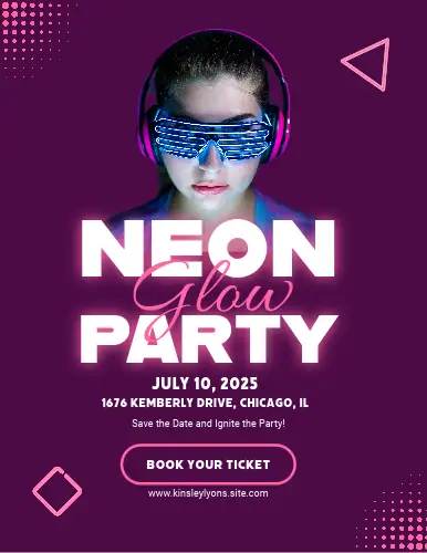 クラブDJ様 イベント告知チラシ デザイン 印刷 A6サイズ