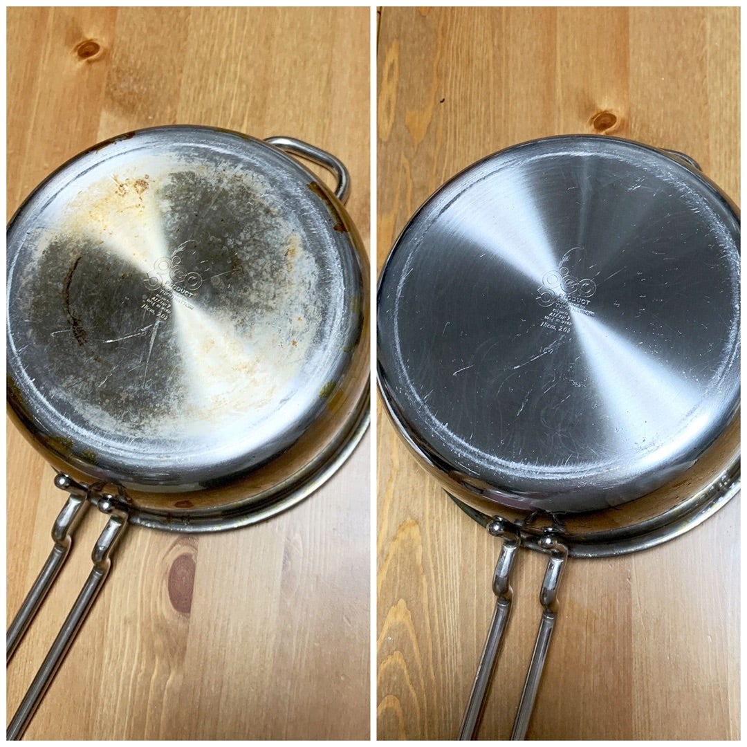 掃除 ステンレス鍋をピカピカに！✴︎重曹 × アルミホイル✴︎▷▷I ♥︎ HOME ✴︎Diy Diary✴︎