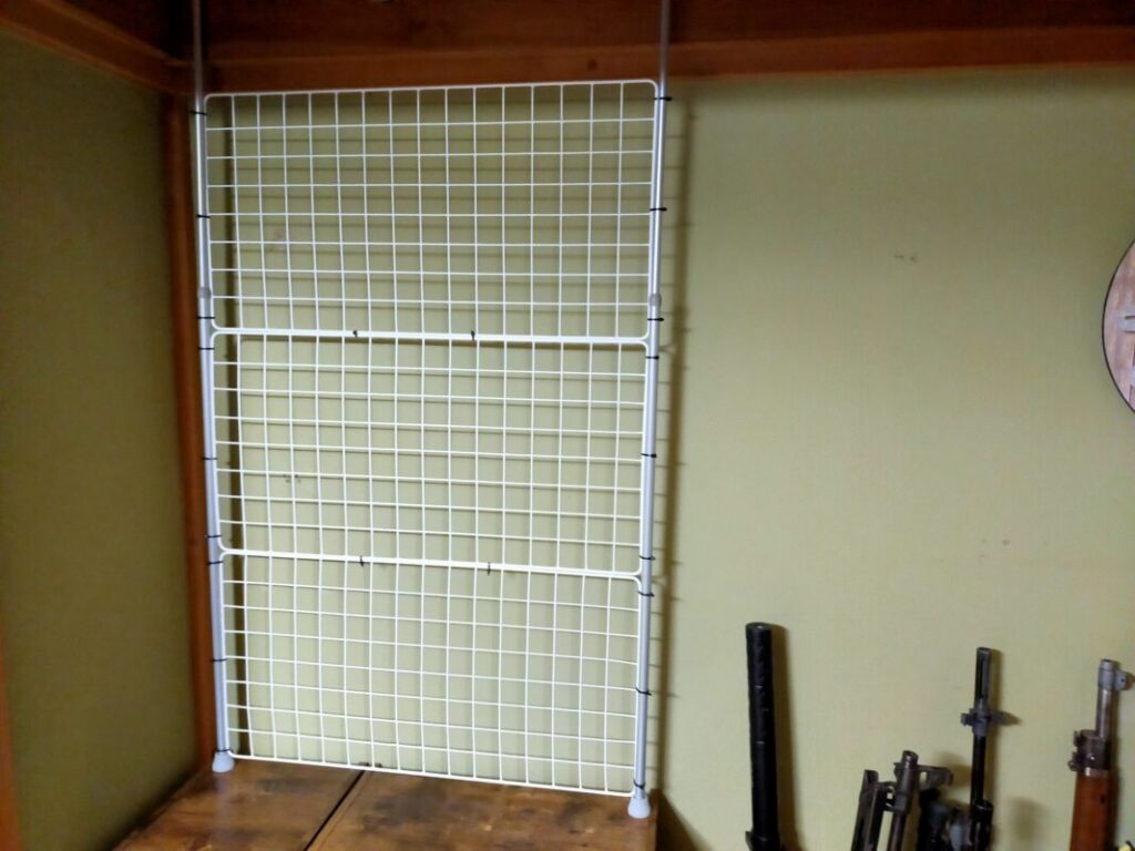ニトリのＮポルダでガンラックを作る。ろん