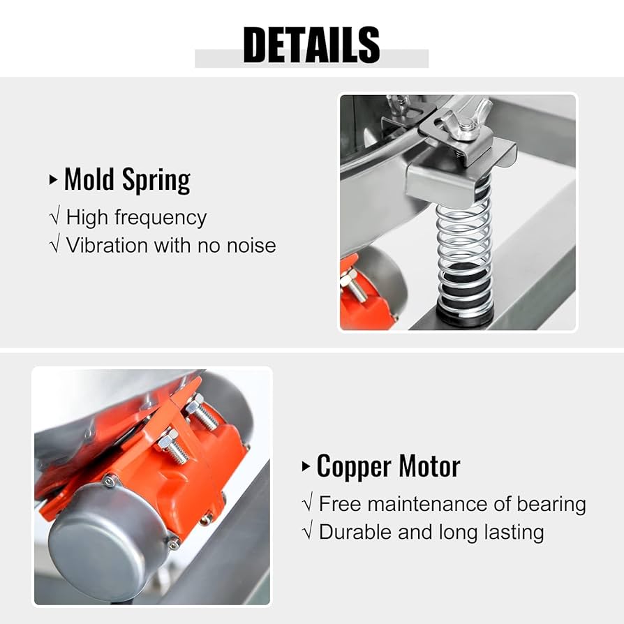 電動振動ふるい自動電動粉ふるい、振動機、小麦粉用業務用60メッシュステンレス
