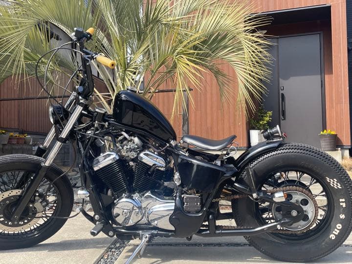 steed400 chopperフルカスタム車検有整備◎状態◎スティード400 チョッパーカスタム3 オートプロショップ は兵庫県西宮市のアメリカンカスタムショップです。中古車メインの車両販売、カスタム 、取り付け、加工、塗装を自社で行います