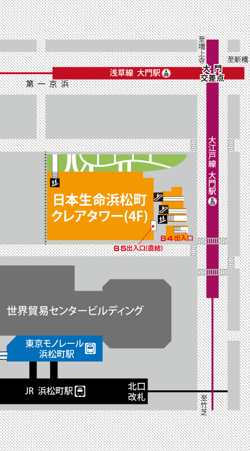 日本生命浜松町クレアタワー 港区浜松町 のビル情報 オフィスナビ®