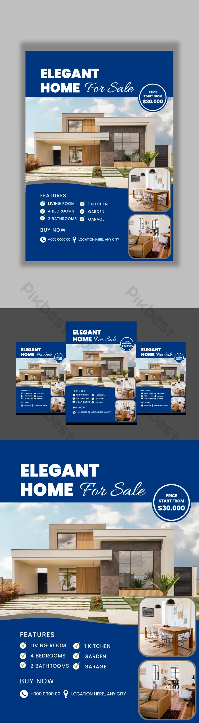 土木、建築でつかえるチラシテンプレート-パワポンbyアスクル