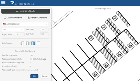 駐車スペースの寸法について