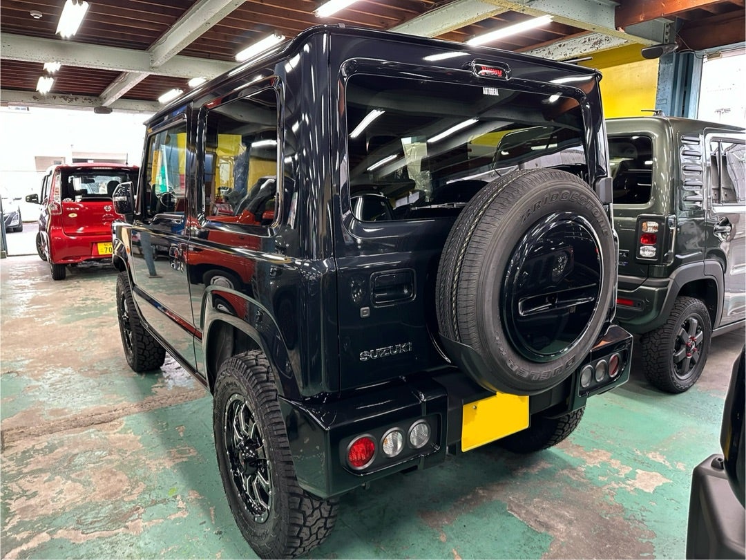 ジムニーのジムニーにラングラー用パーツ・TJラングラー・オーバーフェンダーに関するカスタム事例車のカスタム情報はCARTUNE