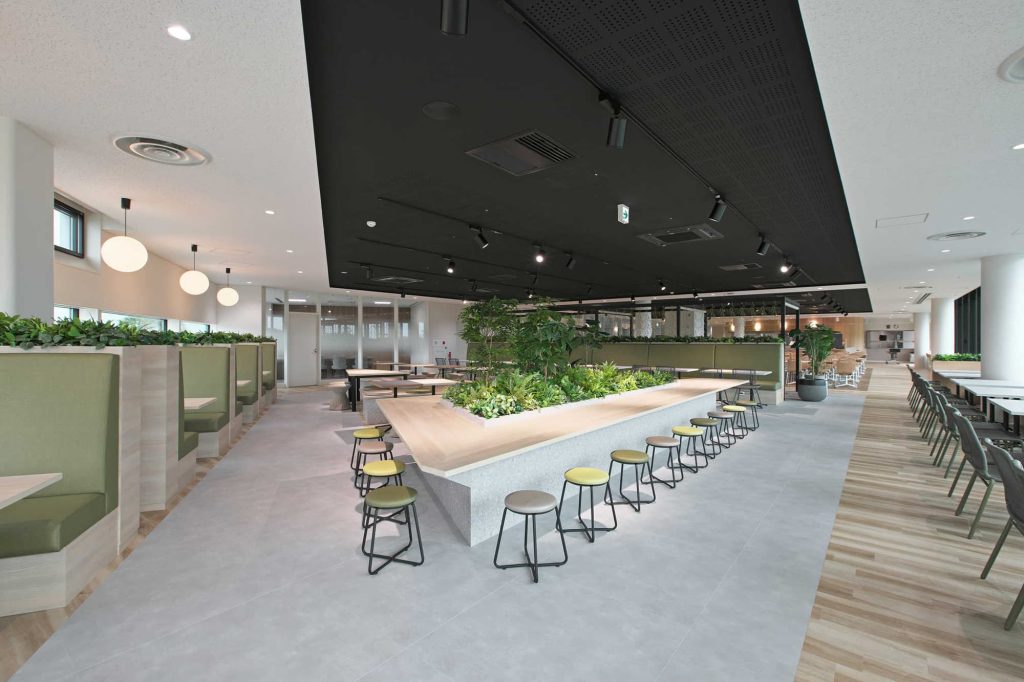 おしゃれな社員食堂デザインのアイデアランチを楽しくする家具の導入事例15選飲食店家具・オフィス家具・ホテル家具・キッズ家具・店舗家具の株式会社キノシタ