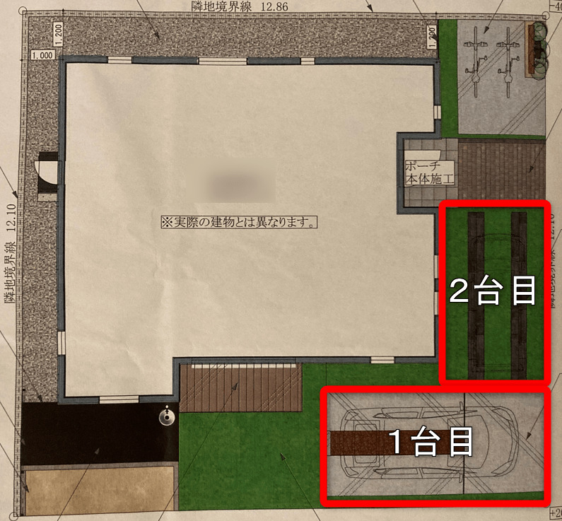 駐車場：車の停め方でこだわったこと共働き夫婦の家づくり