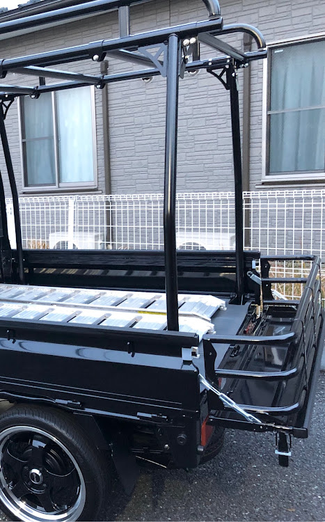 HARDCARGO スペアタイヤキャリア 山で遊ぶなら絶対必要HARDCARGO ハードカーゴ 軽トラ トラック 軽トラカスタム キャリア エクステンダー アウトドア キャンプ ハイゼット ハイゼットジャンボ キャリイ 貨物 仕事 現場 スペアタイヤ 山minitruck daihatsu hijet