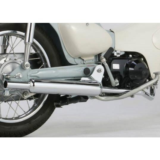 HONDA フルエキゾーストマフラー ステンレス アップマフラー カブ 50 70 90 マフラー カスタムパーツ スーパーカブ リトルカブ