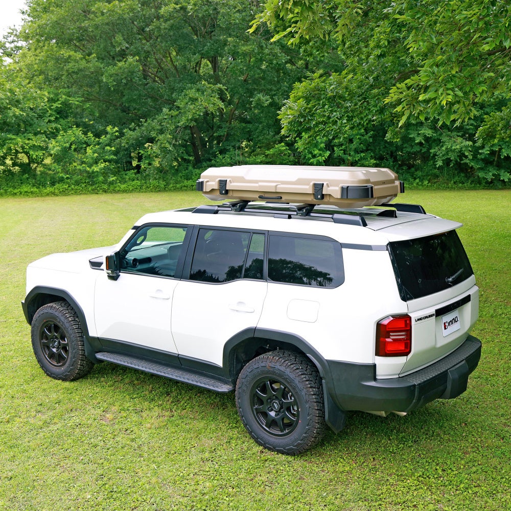 日々是好日: INNOルーフボックス用のサポートブロックを自作してみた