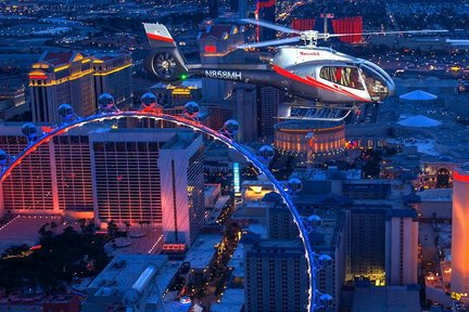 ハイ・ローラー・ライド から見える夜景 High Roller Ride ラスベガス 12.23.2024