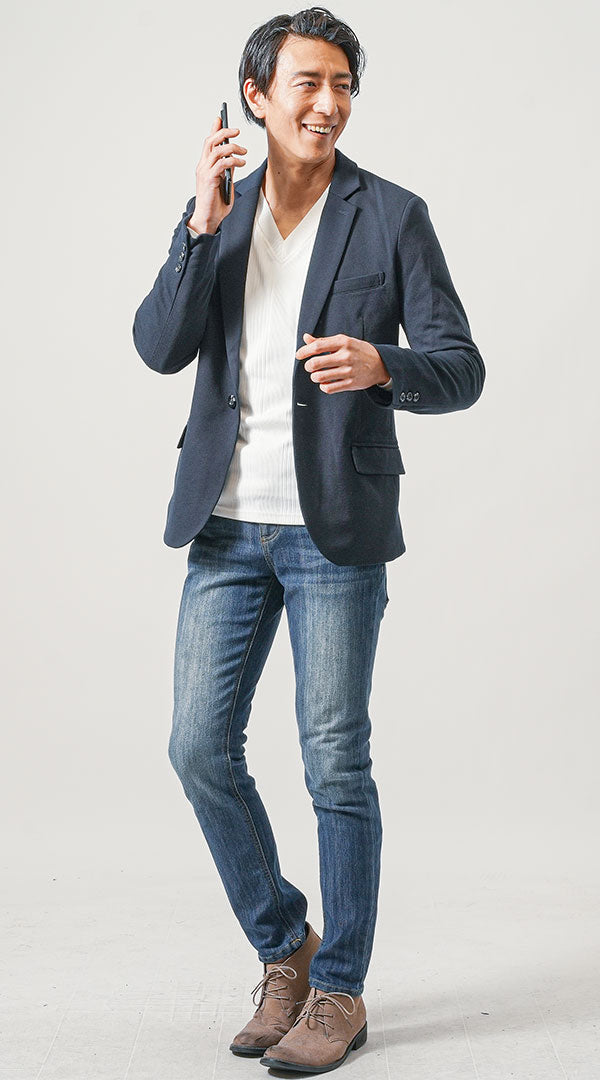 ネイビージャケットのおすすめメンズコーデ24選20代 30代 40代の年齢別コーデ＆夏にも着こなすコツ - UAコラム UA COLUMNSユナイテッドアローズ公式通販 – UNITED ARROWS ONLINE