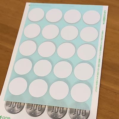 ポイントシール ダイカットシール 丸シールセリア キャンドゥ ダイソー- メルカリ