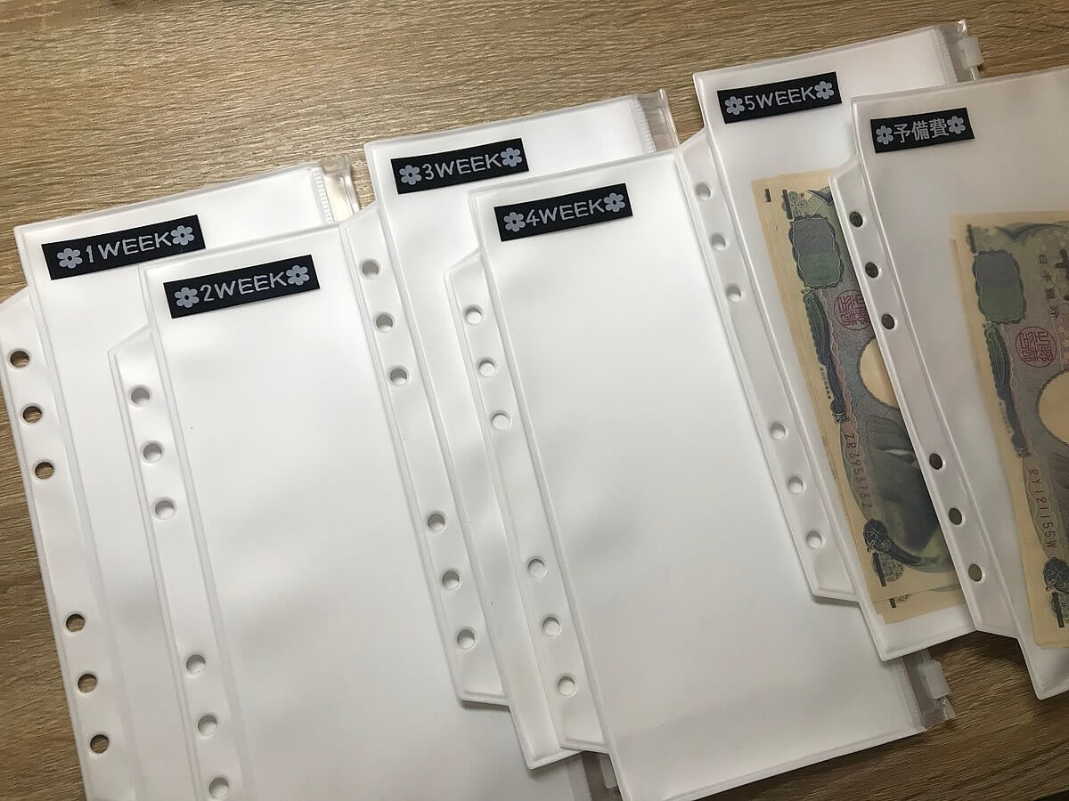 セリアの「6穴バインダー」で家計管理！我が家の節約やりくり法こどもとくらす