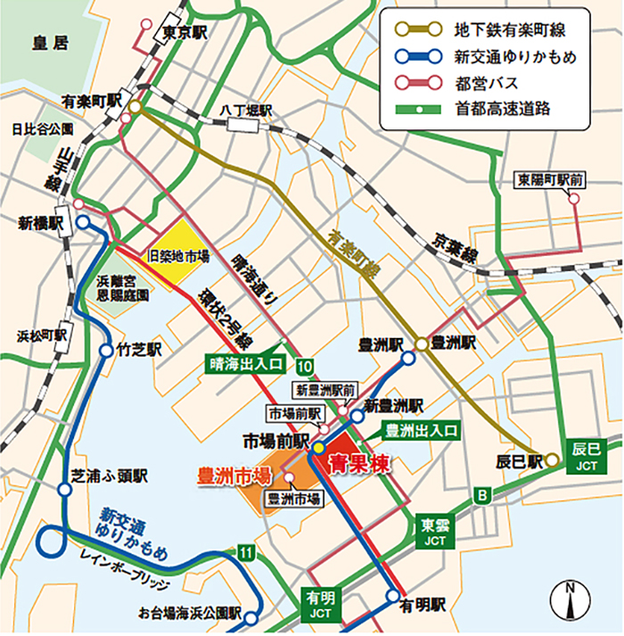 新豊洲へのアクセスSPORT×ART 新豊洲