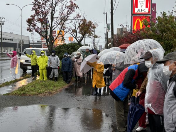 北見駅前で街頭演説 - 徳永エリ立憲民主党北海道参議院選挙区第3総支部代表
