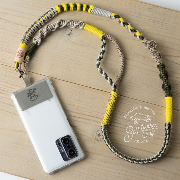 パラコードで作る！お花のスマホショルダーの編み方DIY Flower Paracord Phone Strap