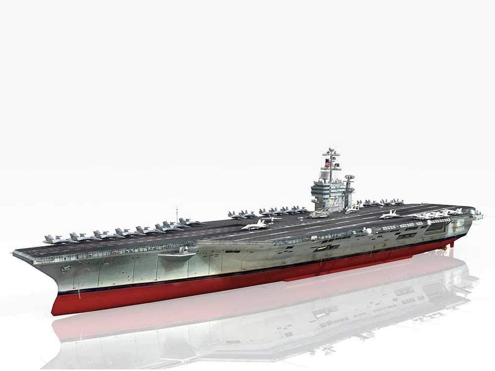 米海軍 空母 CVN-72 エイブラハム・リンカーンプラモデル- ホビーサーチ ミリタリープラモ