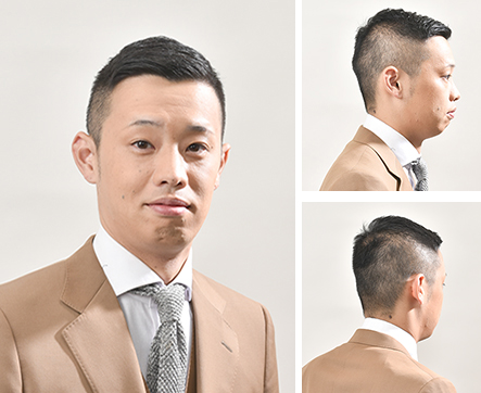 メンズのオススメ順 パーマ ビジネス ベリーショートの髪型・ヘアスタイル楽天ビューティ