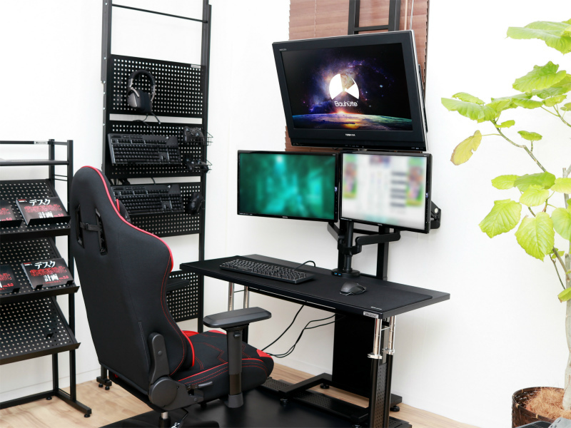 安い！おしゃれ モニターアーム対応のL字デスクで理想形が完成した おすすめ- おりびのブログ