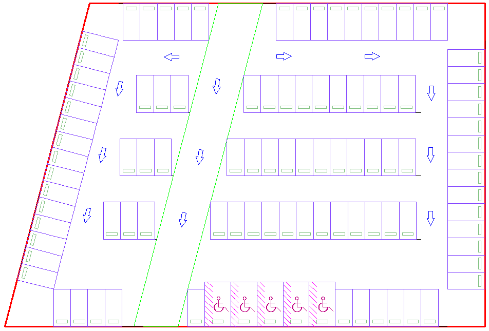 駐車場の平均的な寸法 幅・奥行 。ショッピングモールの一般的な幅は？幅2.3ｍは？不動産とくらしの評判