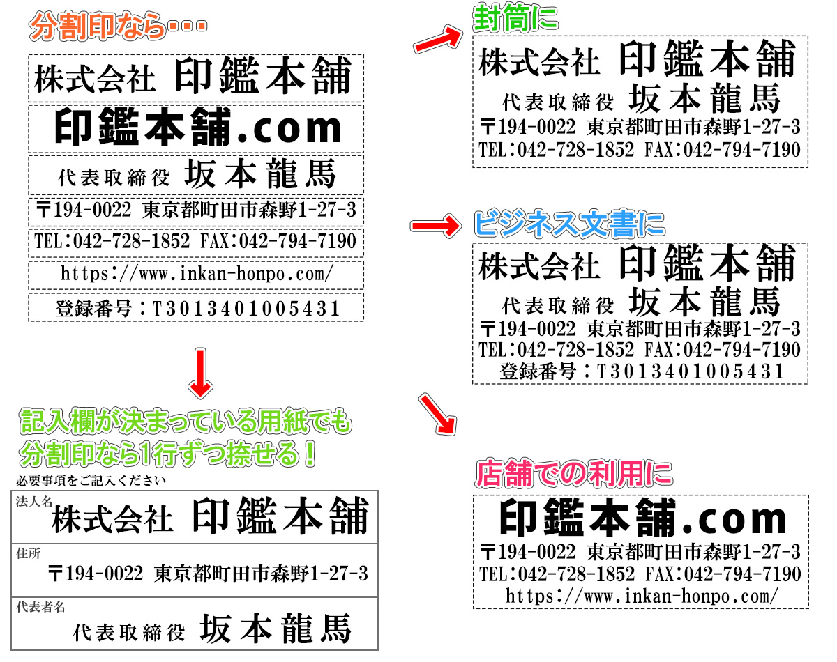 ゴム印 アドレス2インボイス制度対応可 即日発送可能！激安の印鑑通販専門サイトのはんこ森