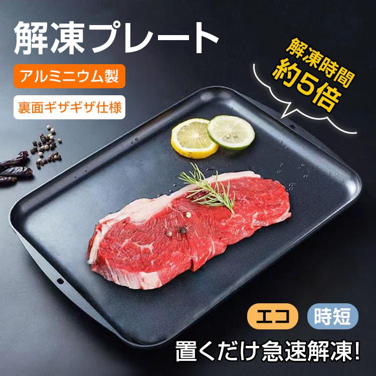 ttaraクーポンでもっとお得 解凍プレート 急速解凍 まな板 プレート 解凍板 急速冷凍 解凍 冷凍 時短 冷凍食品 刺身 自然解凍 粗熱取り冷却 解凍まな板 : atRise Yahoo!店 - 通販 - Yahoo!ショッピング