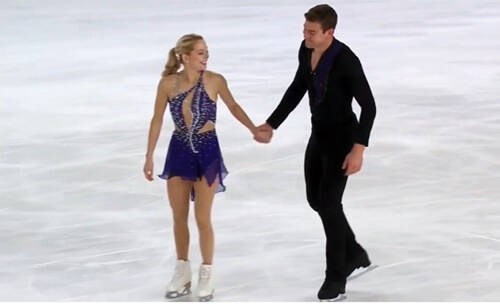 スターズ・オン・アイス東京公演＞演技をするアレクサ・クニエリム、ブランドン・フレイジャー組 撮影・小海途 良幹- スポニチ SponichiAnnex スポーツ