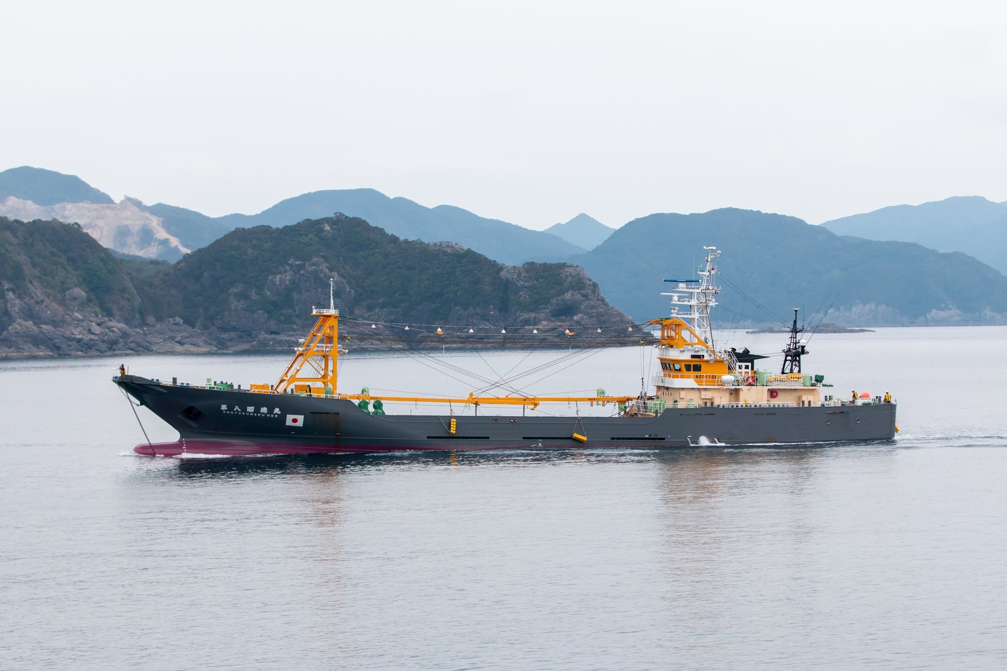 巻網のやり方大平丸 船橋漁港