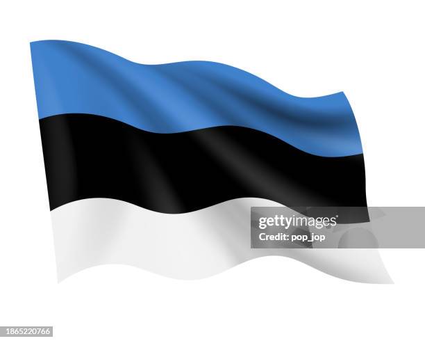 エストニアの国旗の写真素材・画像素材 Image 61252967