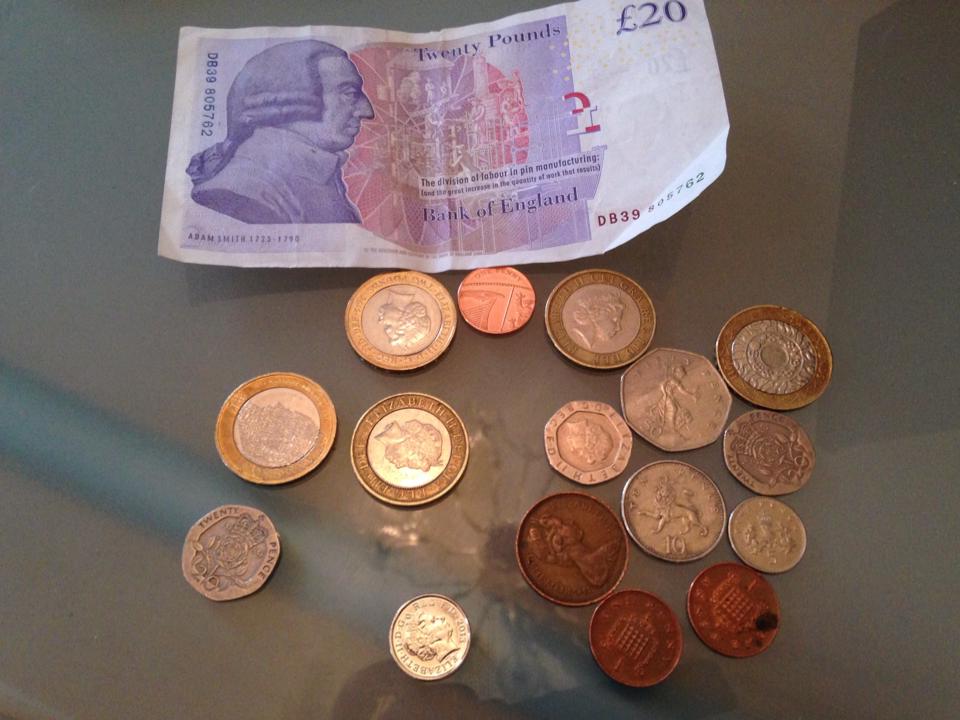 ポンド 紙幣 旧紙幣＋硬貨 イギリス ポンド旧紙幣 50ポンド＆10ポンド