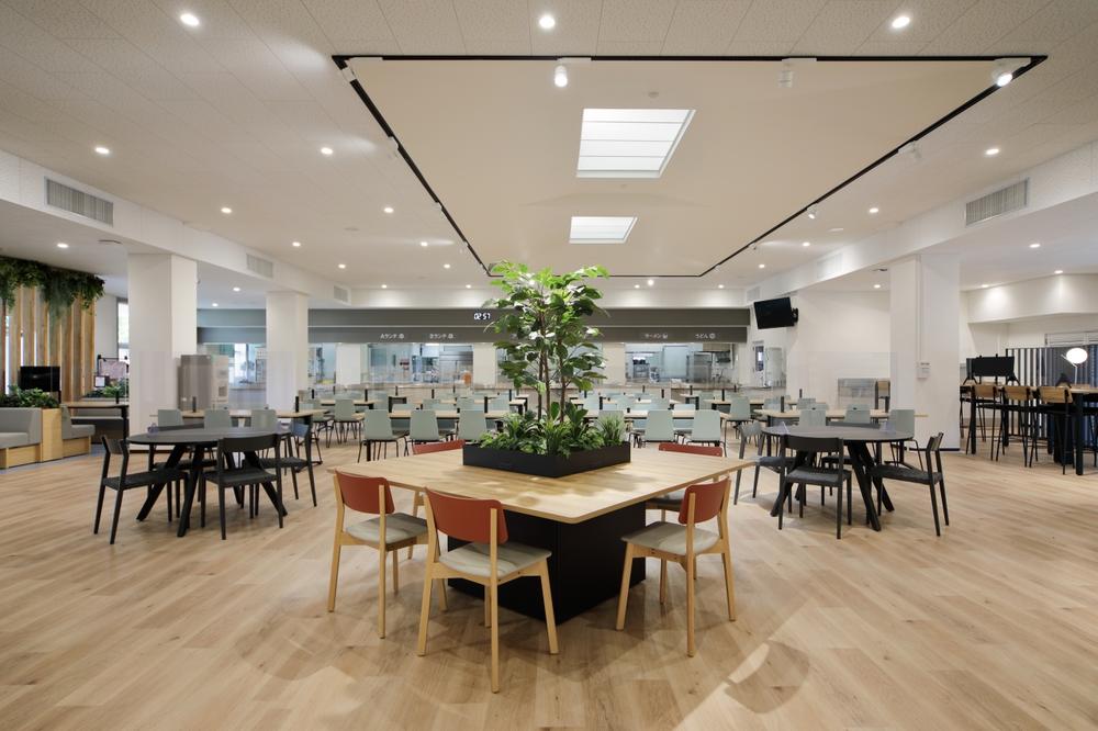 カフェテリア 社員食堂オフィスデザイン・レイアウト事例WORKPLACE DESIGN - ワークプレイスデザイン事例株式会社ヴィス