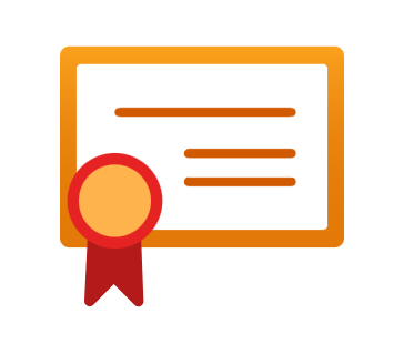 証明書の無料イラスト